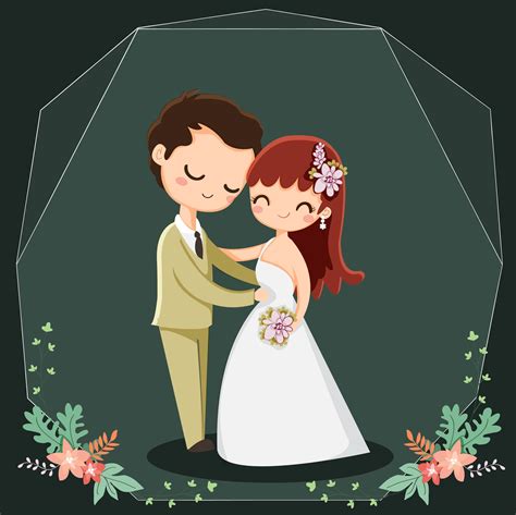 novios dibujo|novios animados boda.